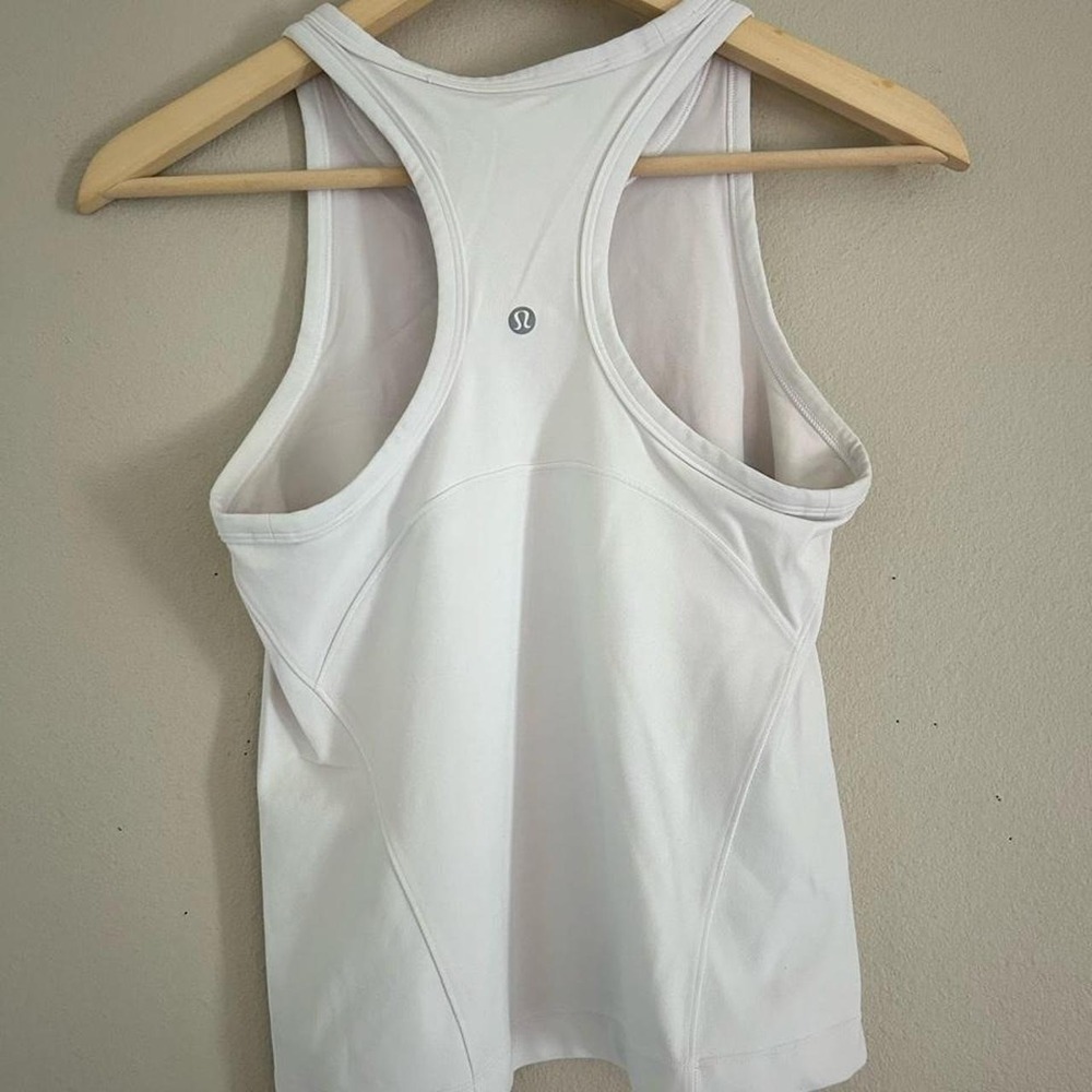 Lululemon white align tank top sz 6 N-1